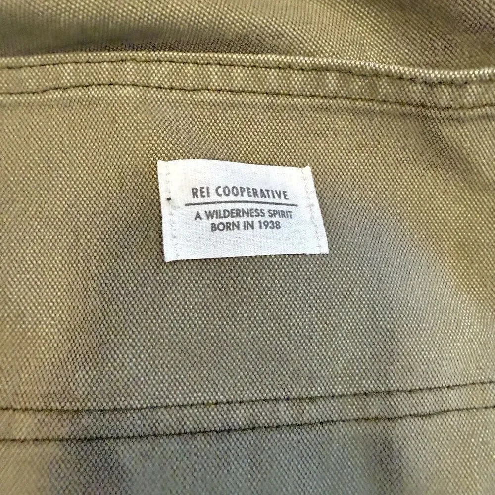 REI Co-Op Trailsmith Pants Canvas Double Knee Reinforced Size 8 Hiking Workwear